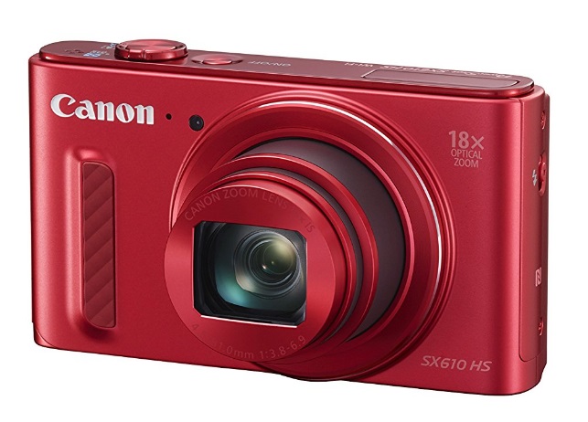 Canon PowerShot SX610 HS 20.2 MP Compact Digital Camera - 1080p - Red