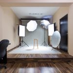 Light Box Photography inside the studio